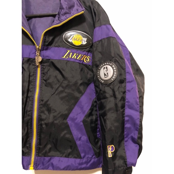 NBA Jackets & Blazers - Retro Reversible Lakers Windbreaker Jacket